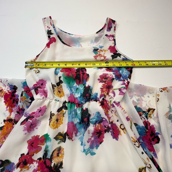 Ardene White Floral High-Low Dress - Picture 5 of 5